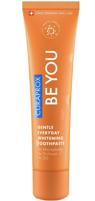 Curaprox BE YOU peach and apricot whitening toothpaste