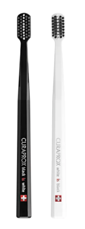 Curaprox black and white ultra soft toothbrushes