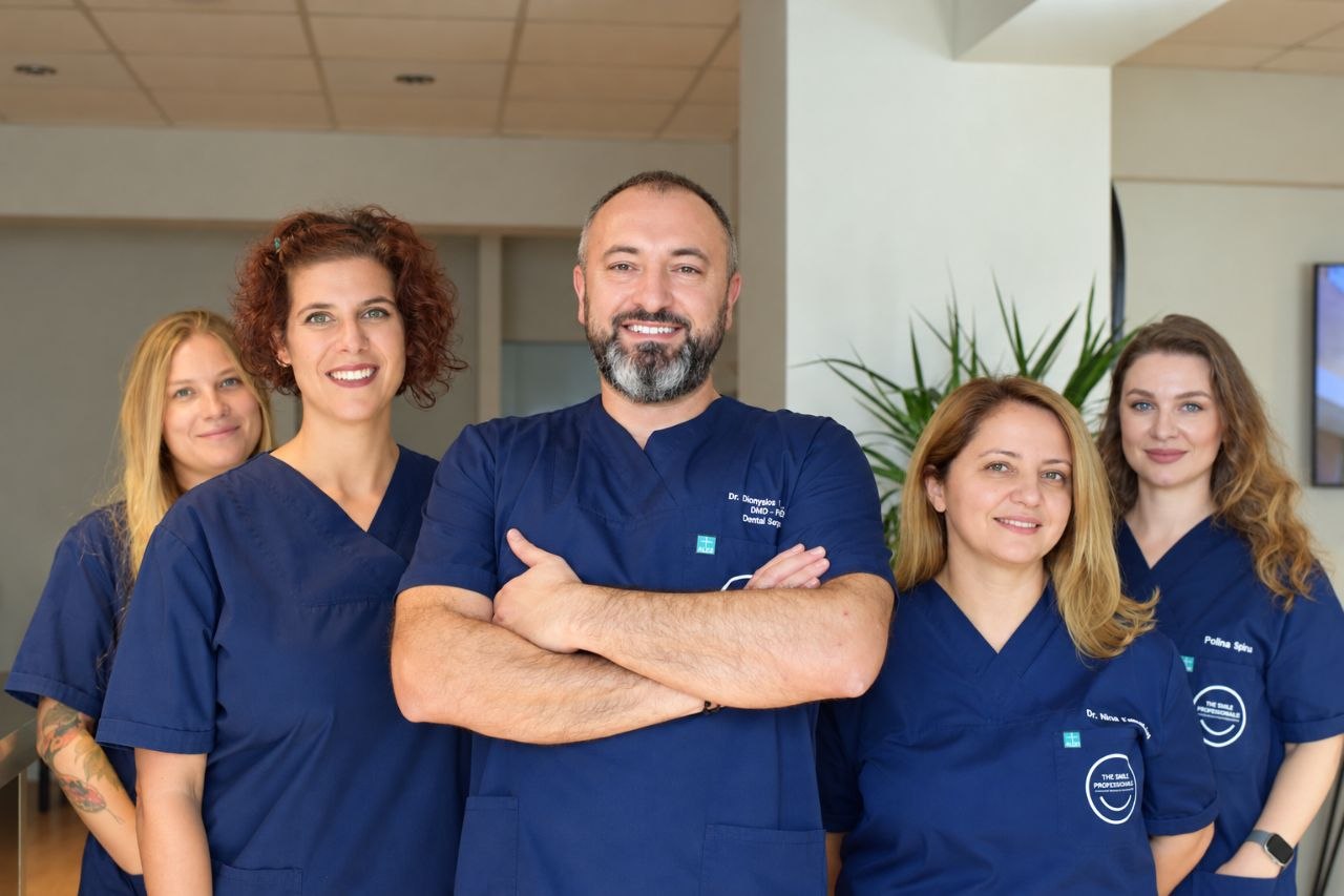 The Smile Professionals team in the clinic